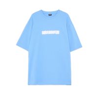 Cropp - Majica z vezenim detajlom - bledo modra