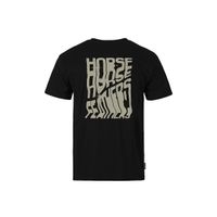 HORSEFEATHERS Triko Xerox - black BLACK velikost M