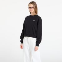 Φούτερ FRED PERRY Tipped Sweatshirt Black 40