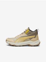 Yellow-Beige Mens Running Ankle Boots Puma Obstruct - Men