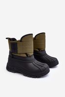 BIG STAR SHOES Gyermek fűzős hócsizma gyapjú béléssel Khaki Big Star