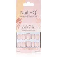 Nail HQ Square umelé nechty odtieň Baby Pink 24 ks