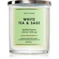 Bath & Body Works White Tea & Sage ароматна свещ 227 гр.