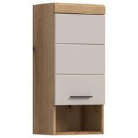 MID.YOU ZÁVESNÁ SKRINKA, kašmírová, prírodná farba, 37/79/24 cm