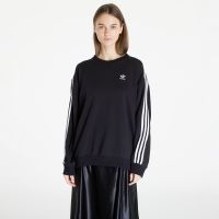 Bluza adidas 3 Stripes Oversized Crew Sweatshirt Black XXS