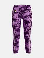 Under Armour Project Rock Girls LetsGo Lg Pt Legginsy dziecięce Fioletowy