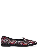 10mm Raschel Lurex Flat Shoes