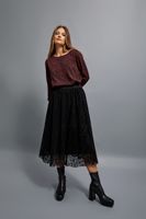 Marisse Flared Midi Skirt