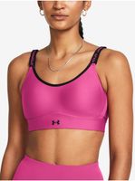 Tmavě růžová dámská sportovní podprsenka Under Armour UA Infinity Mid 2.0 Bra