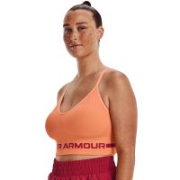 Biustonosz Under Armour Seamless Low Long Bra Orange XS