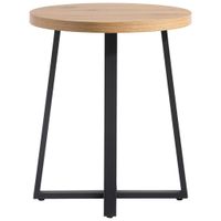 Xora PRÍRUČNÝ STOLÍK, čierna, dub artisan