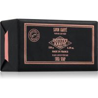 Institut Karité Paris Black Leather Shea Soap luxusné tuhé mydlo s bambuckým maslom 150 g