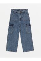 LC Waikiki Wideleg Girl's Cargo Jean Trousers