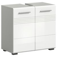 MID.YOU SKŘÍŇKA POD UMYVADLO, bílá, šedá, 60/56/32 cm