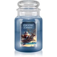 Country Candle Here Comes Santa Claus vonná svíčka 680 g