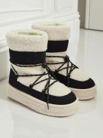 Resti Buty a'la śniegowce damskie Quill Haven white/black