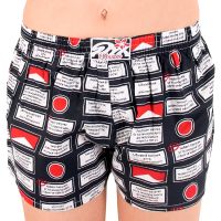 Női bő szárú boxeralsók Styx art klasszikus gumipánt figyelmeztetés (K553) M