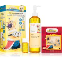 ma:nyo Minions Pure Cleansing Oil Set darilni set za popolno čiščenje obraza