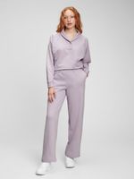 GAP Vintage High Rise Spodnie Fioletowy