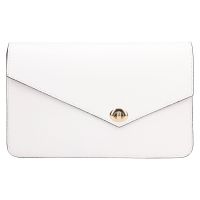 Női bőr crossbody kézitáska Italia Agatte - fehér