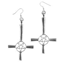 kolczyki Cross / Pentagram