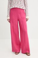United Colors of Benetton pantaloni de femei din in