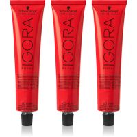 Schwarzkopf Professional IGORA Royal farba do włosów wygodne opakowanie odcień 7-0 Medium Blonde Natural 3x60 ml