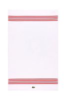 Lacoste Stredný bavlnený uterák Lacoste LCOURTLI Rouge 90 x 150 cm