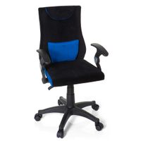 MID.YOU OTOČNÁ ŽIDLE PRO MLÁDEŽ, modrá, černá