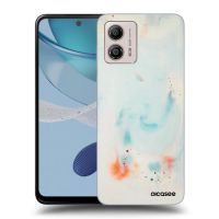 Silikónový prehľadný obal pre Motorola Moto G53 5G - Splash