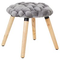 Xora TABURET, dřevo, textil, 40/40/40 cm