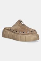 Inuikii papuci din piele Matilda Mule Suede