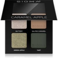 Sigma Beauty Quad paleta sjenila za oči nijansa Caramel Apple 4 g