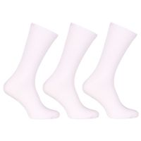 3PACK Socks Nedeto High Bamboo White