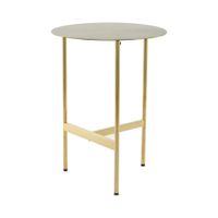 MID.YOU PRÍRUČNÝ STOLÍK, zlatá