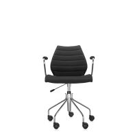 Maui Soft s područkami černá Kartell