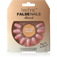 Technic Cosmetics False Nails Almond sztuczne paznokcie French Ombré 24 szt.