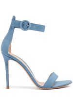 105mm Portofino Suede Sandals