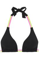 BUFFALO Bikini gornji dio  neonsko žuta / neonsko roza / crna
