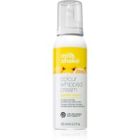 Milk Shake Colour Whipped Cream tónovacia pena pre všetky typy vlasov Golden Blond 100 ml