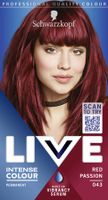 Schwarzkopf боя за коса - Live Intense Colour - 043 Red Passion