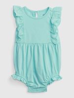 GAP Baby cotton bodysuit with ruffles - Girls