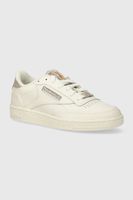 Reebok Classic sneakers din piele Club C 85 culoarea bej, 100074162