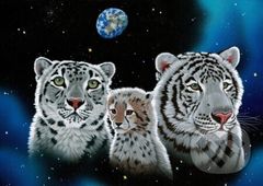 Schim Schimmel - Gentle Family III - puzzle z kategorie Umělecké