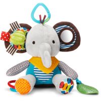 Skip Hop Bandana Buddies Elephant interaktív játék rágókával gyermekeknek születéstől kezdődően 1 db