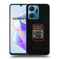 Silikónový prehľadný obal pre Honor X7a - EMERGENCY