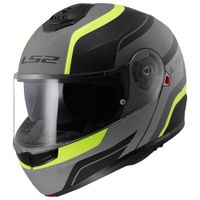 Výklopná přilba LS2 FF908 Strobe II MONZA Matt Black H-V Yellow XS (53-54)