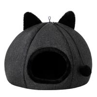 Reedog Kitty Head Black Iglu pre mačky - M