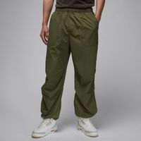 Jordan Essentials Statement Woven Pants Medium Olive - Pánske - Nohavice Jordan - Zelené - FV7306-222 - Veľkosť: S