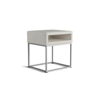 Welnova NOČNÝ STOLÍK, krémová, 45/53/40 cm